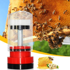 2PCS/Lot One Handed Queen Bee Marking Bottle Plastic Bee Marker Tube Catcher Marking Cage Beekeeper Equipment Beekeeping Tools