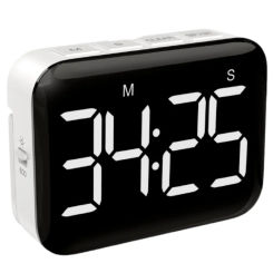 Countdown Magnetic Kitchen Timer For Cooking with Count Up Large Display Magnetic Kitchen Timer for Cooking Classroom Office