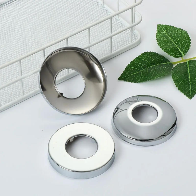 Description Picture 5 of itemStainless Steel Water Pipe Wall Covers Shower Faucet Decorative Flange Cover Chrome Finish Kitchen Bathroom Accessories