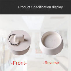 Rubber Tub Stopper With Chain 23-55mm Drain Stopper Rubber Sink Stopper Drain Plug With Pull Ring For Bathtub Laundry Sink