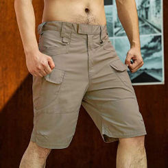 Men'S Solid Color Sports Shorts Cargo Pants Pocket Decoration Work Clothes Casual Loose Shorts Casual Jogging Shorts Pantalones