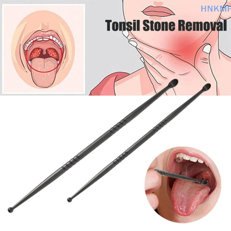 Description Picture 2 of item1pcs Tonsil Stone Removal Ear Wax Remover Stainless Steel Remover Mouth Cleaning Care Tools Tonsil Stone Remover Health Care