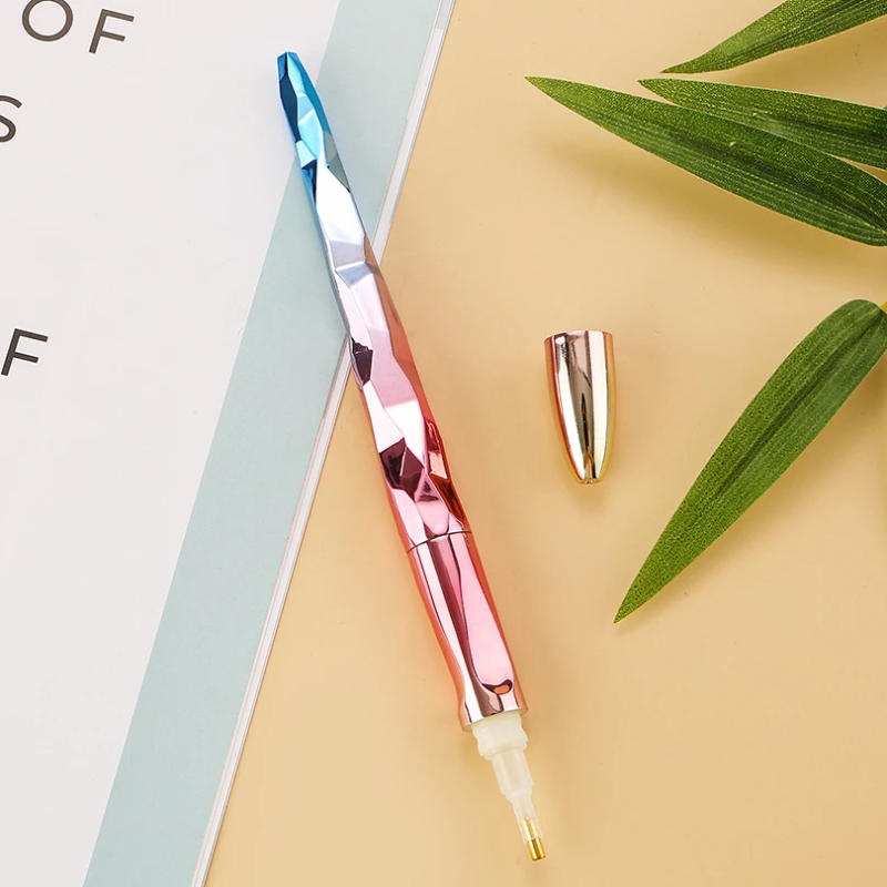 Description Picture 6 of item5D Diamond Painting Tool Plating color Point Drill Pen With Plastic Pen Heads Roller Tape DIY Set Diamond Embroidery Accessories