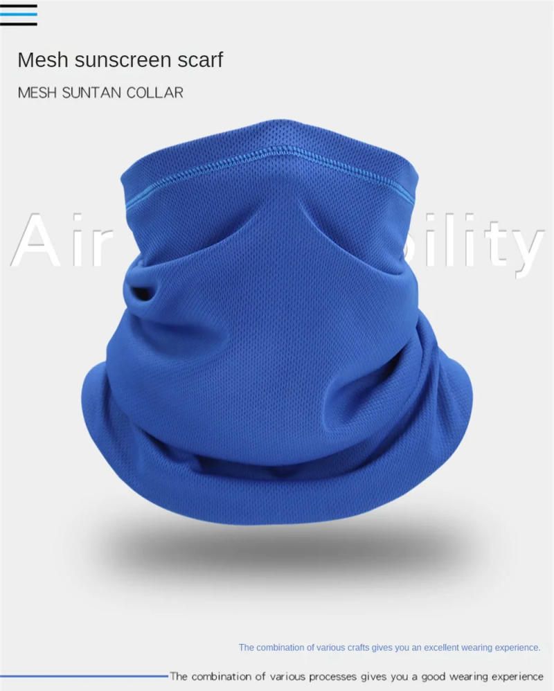 Description Picture 6 of itemSummer Sports Bandana Buffs UV Sun Protection Camping Hiking Scarves Headwear Balaclava Men Women Neck Warmer Tube Scarf