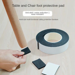 Table Chair Leg Protection Felt Self-adhesive Thickening Felt Foot Pad Cover Shock Absorber Mute Mat Protective Sofa Floor Pad