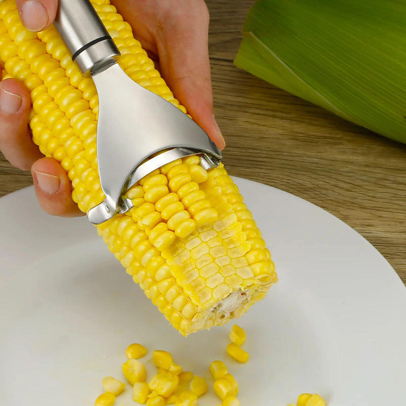 Description Picture 2 of itemStainless Steel Corn Stripper Tool, Kitchen Corn Cob Peeler, Fast Kernel Remover In Seconds Kitchen Gadgets