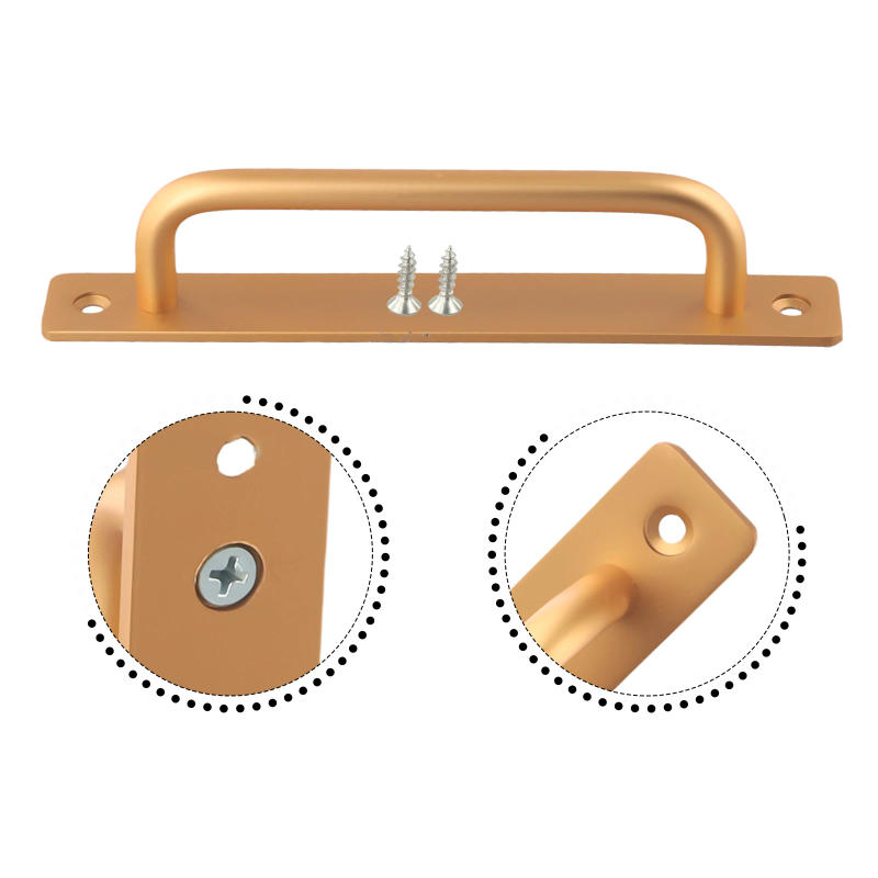 Description Picture 5 of item1PCS Door Handle With Screws Barn Door Handle Sliding Door Handle Kitchen Furniture Hardware Handle Upholstery Home Decor