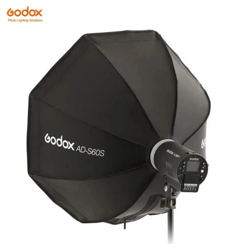 Description Picture 3 of itemGodox AD-S60S ADS60S Umbrella Style 60cm Quick Fold Silver SoftBox with Grid Godox Mount for AD400Pro, AD300Pro, LED ML60