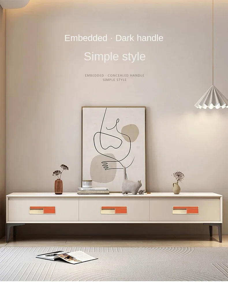 Description Picture 2 of itemFurniture Handle Cabinet Closet Embedded Invisible Handle Drawer Sliding Door Slotted Hidden Handle Leather Hardware Fittings