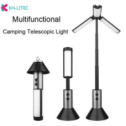 Outdoor Lighting LED 3 Leaf Camping Lamp Hung Emergency Solar USB Rechargeable Tent Camping Lights Fishing Travel Lanterns