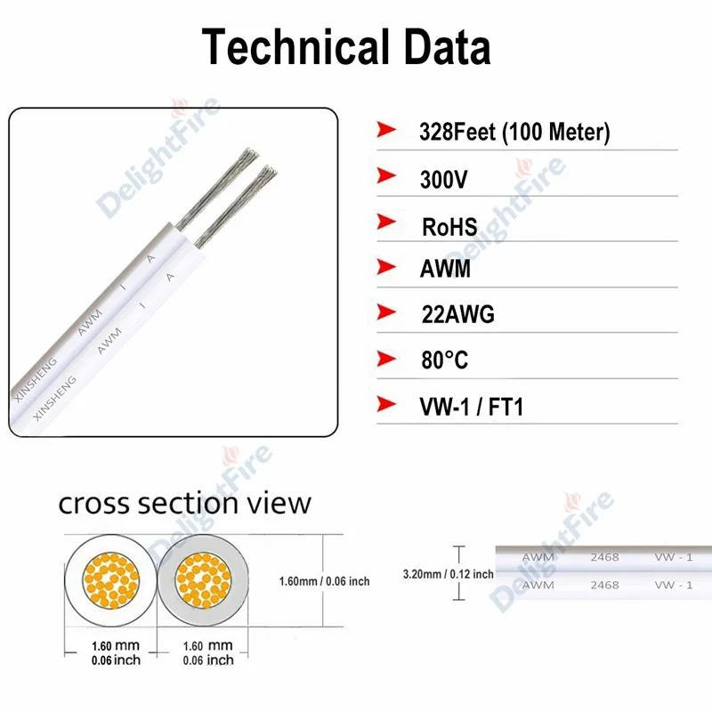 Description Picture 5 of itemLED Extension Cable 2/3/4/5/6pin Electrical Wire For RGB RGBW RGBWW SMD WS2812B LED Light JST Connector LED Strip Cable