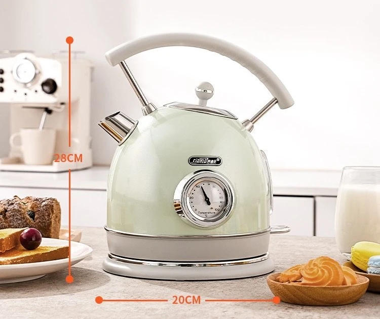 Description Picture 5 of item220V-240V Electric Water Kettle 1.8L 1800W 304 Stainless Steel With Thermometer Electric Boiling Coffee Tea Pot