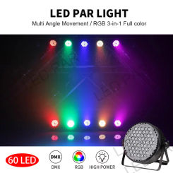 3W*60 RGB Stage Light party lights wedding disco lights dmx 512 sound control dj ballroom club stage lamp 3 in 1 par light