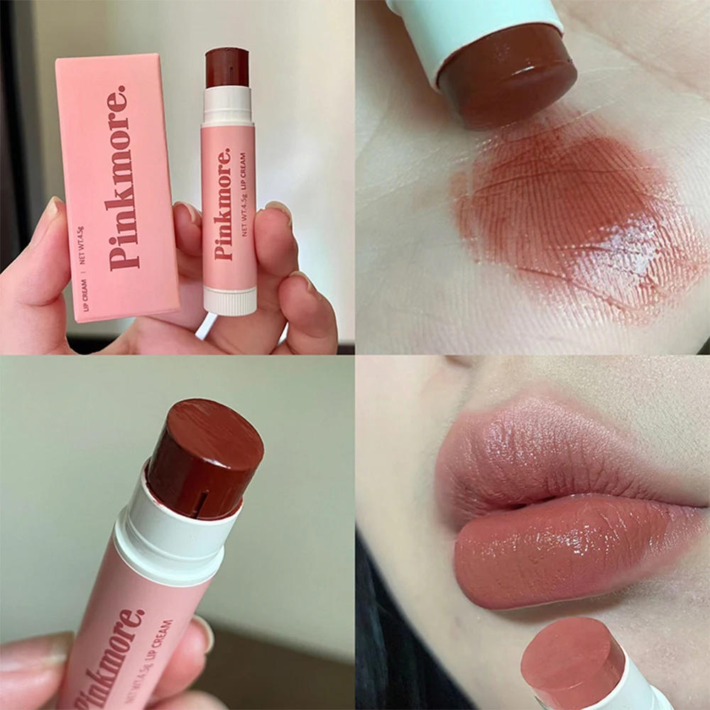Description Picture 2 of itemMoisturizing Colored Lipstick Set 1/3PCS Long Lasting Red Lip Balm Waterproof Jelly Solid Lip Gloss Lips Makeup Korean Cosmetics