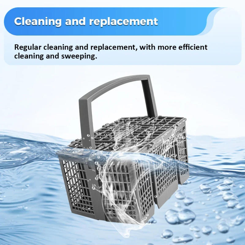 Description Picture 6 of itemCutlery Basket Dishwasher For Bosch Constructa Cutlery Basket Dishwasher Plastic Cutlery Knife And Fork Storage Basket For LG/GE