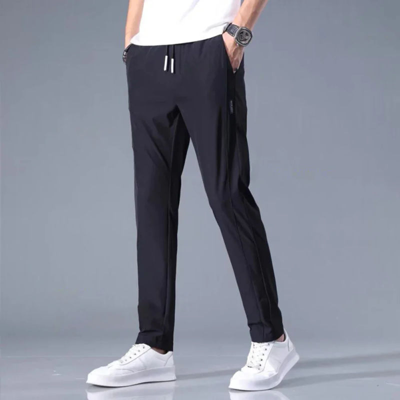 Description Picture 5 of itemMen\'s Trousers Loose Straight-Leg Casual Pants Thin Quick-Drying Sports Pants