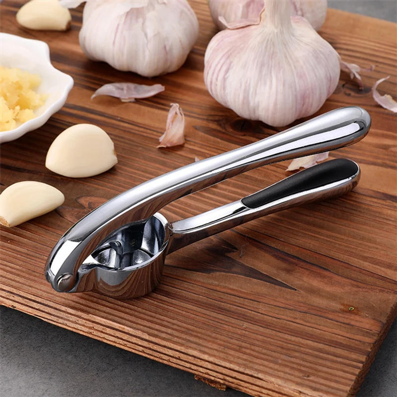 Description Picture 4 of itemLMETJMA Premium Garlic Press Stainless Steel Garlic Mincer Garlic Crusher Easy to Squeeze and Clean Kitchen Tools JT202
