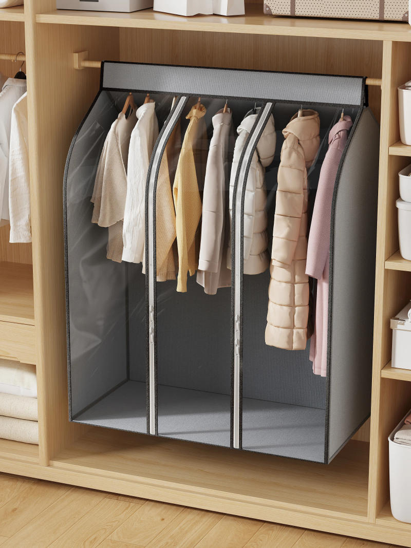 Description Picture 3 of itemHanging Garment Bags for Storage Well Sealed Clothes Dust Cover Clothing Storage Bag with Zipper for Hanging Shirts, Coats