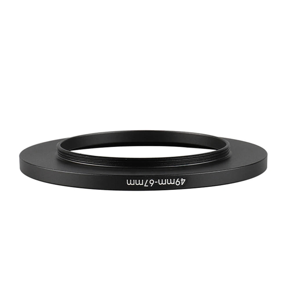 Description Picture 5 of itemAluminum Black Step Up Filter Ring 49mm-67mm 49-67 mm 49 to 67 Filter Adapter Lens Adapter for Iconic Brand Nikon Iconic Brand DSLR Camera Lens