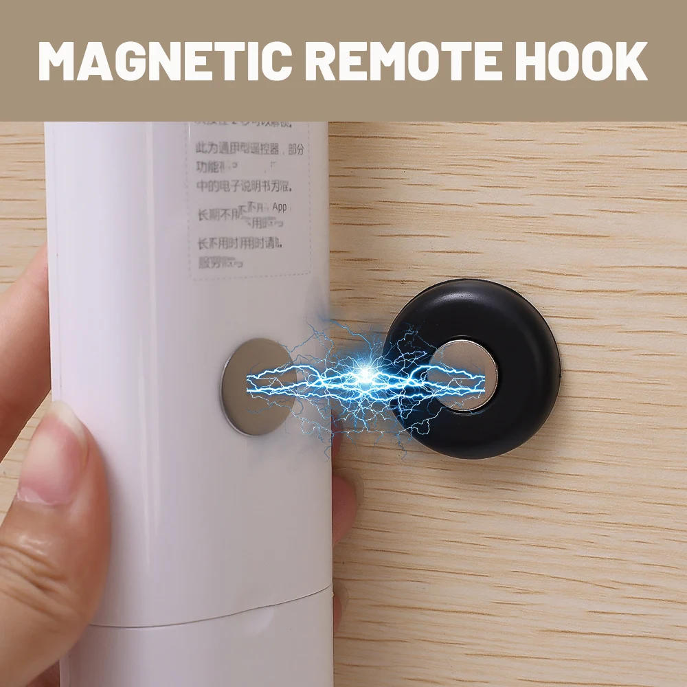 Description Picture 6 of itemNew Strong Magnetic Hooks For Remote Control Wall-mounted Invisible Magnet Holder Anti-Lost Fridge Sticker Home Office Organizer