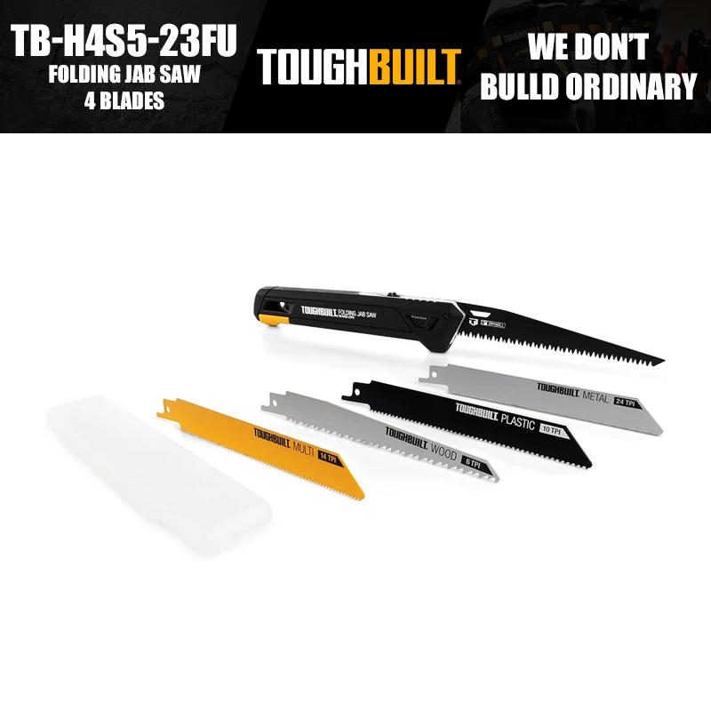 Description Picture 2 of itemToughBuilt TB-H4S5-23FU Folding Jab Saw + 4 Blades Hand Tools Accessories