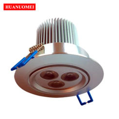 12V 3*3W RGB LED Downlight Spotlights Ceiling Lamp DC12V 4 wire PWM Driver Inside Home Room 9W Spot Down Panel Lights Decoration