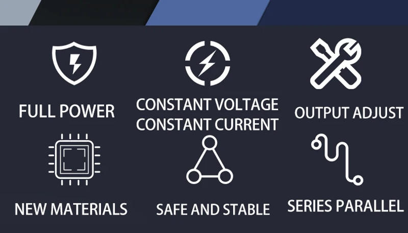 Description Picture 3 of itemMZMW PFC Switching Power Supply RSP 2000W 24/36/48/60/72/110/220V AC/DC Current&Voltage Adjustable Regulator Transformer SMPS