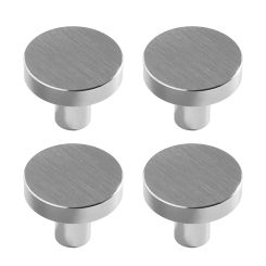 4pcs Furniture Knobs Round Cabinet Handles Bathroom Funiture Pulls Aluminium Drawer Small Knobs Furniture Hardware