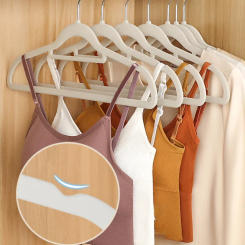 10 High-end Velvet Anti Slip Hangers To Save Space Wardrobe Organizer for Organizing Special Hanging Clothes for Household Use