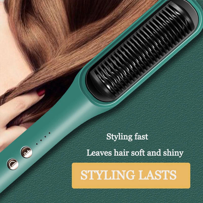 Description Picture 2 of itemPortable Straight Hair Comb Neutral Anti Perm Straightener Multi-Functional Straightener For Women And Men