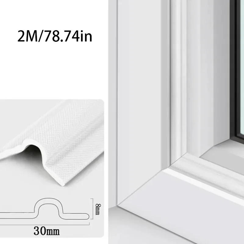 Description Picture 4 of itemSliding Type Window Sealing Strip Door and Window Seam Windproof Sound Insulation Self-adhesive Sealing Strip Warm Blocking Wind