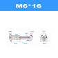 5set M6x16