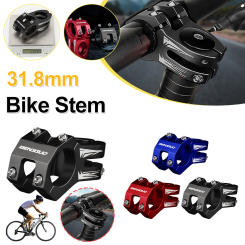 31.8 Stem Bike Stem Aluminum Alloy Short Handlebar Stem Road Bike Stem for Most Bicycle Road Bike MTB BMX Fixie Gear