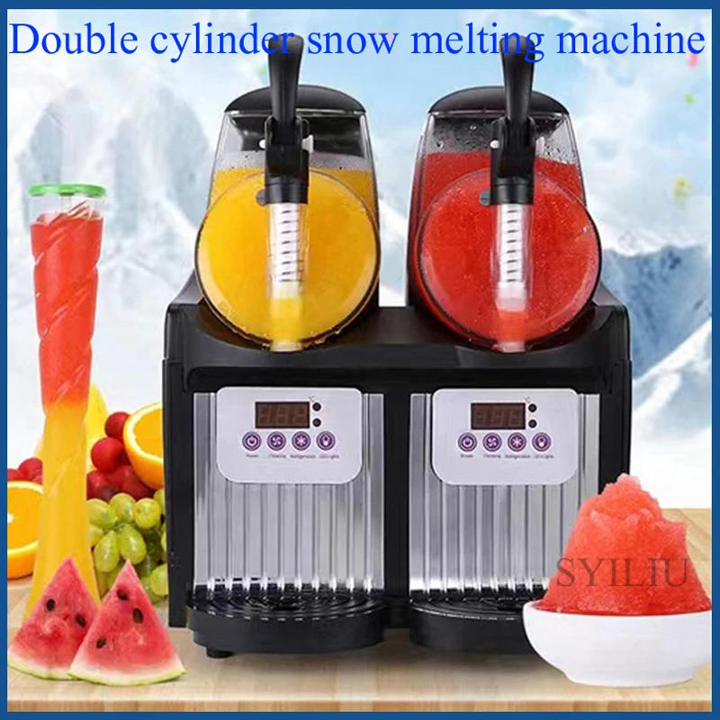 Description Picture 4 of itemCommercial Three Cylinder Slush Juicer Machine Beverage Machine Snow Melting Machine Stainless Steel Smoothie Machine