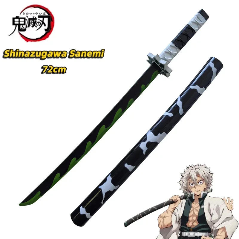 Description Picture 2 of itemCosplay Demon Slayer Katana Sword Original Anime Weapon Orange Rengoku Kyoujurou Kochou Kanae Assembled Swords 72cm