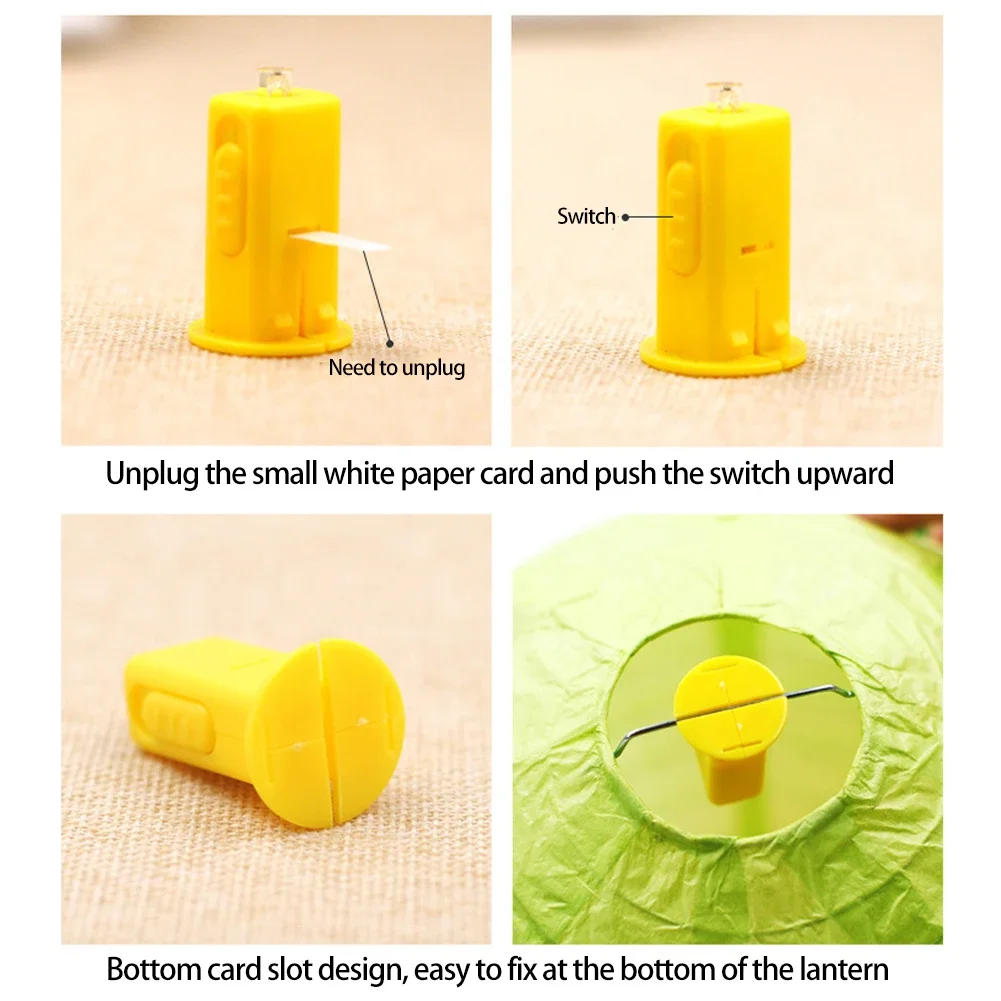 Description Picture 6 of itemLED Paper Lantern Wicks Lantern Balloons LED Light Electronic Battery Operated Miniature Lights Wedding Party Decoration