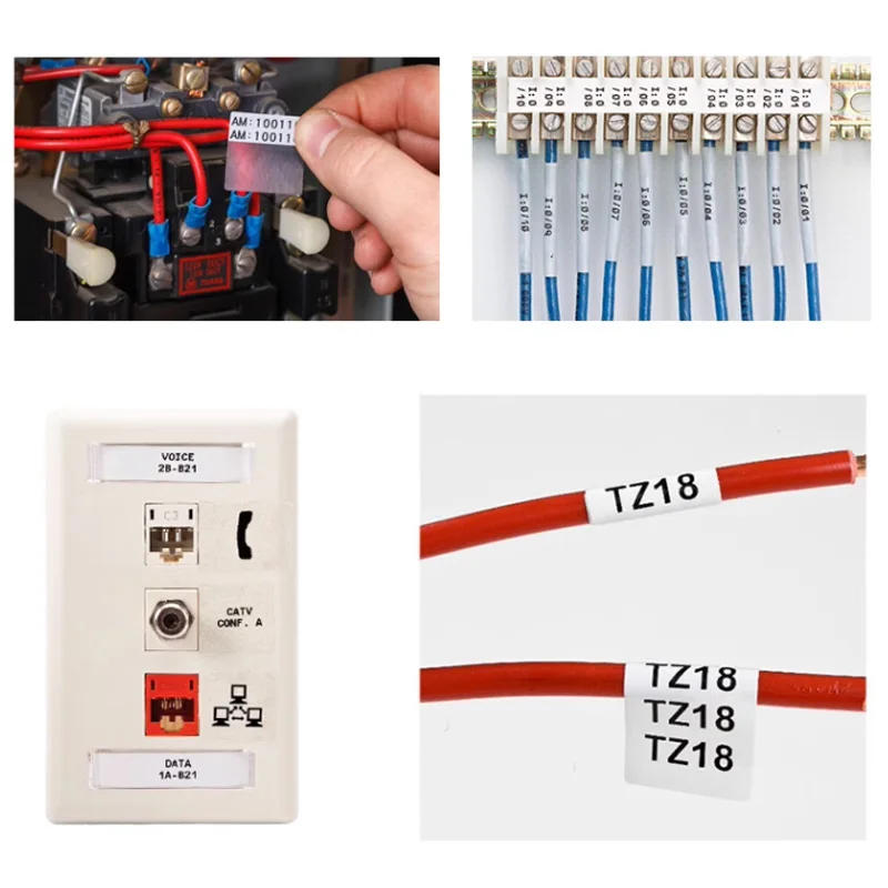Description Picture 4 of item1-10pcs M21-750-427 0.75" Label Compatible BRADY BMP21 PLUS Handheld Label Printer Self-Laminating Vinyl for Brady M21 750 427