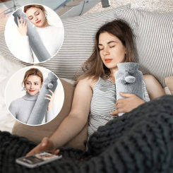 Long Hot Water Bottles Bags Removable Cover Rubber Hot Water Bottle Waist Hand Warmer Bag For Girl Heater Pain Relief Hand Bag
