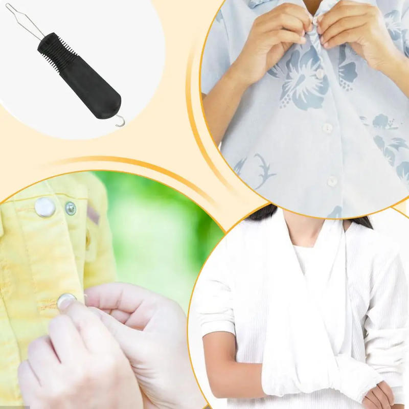 Description Picture 5 of itemButton Hook For Seniors Button Puller Tool Button Fastener Tool Button Hook And Zipper Pull Button Assist Device Zipper Pull 1