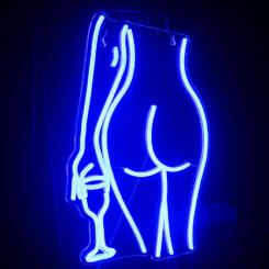 Lady Back Naked Sexy Lady Body Neon Lights Room Wall Decor Bright Cute Girl Art Decorative Signs Lights Neon Lamp for Bar Party