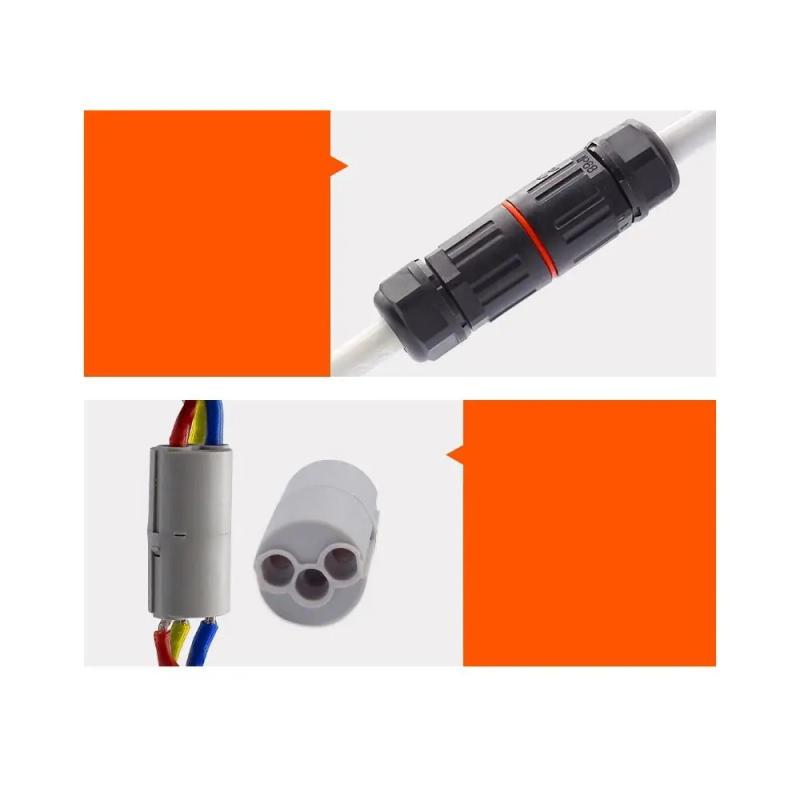 Description Picture 6 of itemWire Adapter Screw Outdoor Lighting Waterproof Joint Waterproof Cable Connector Electrical Terminal Waterproof Connector