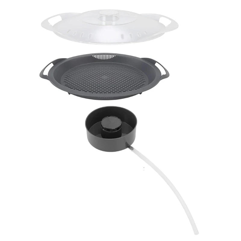 Description Picture 4 of itemFor Thermomix TM6 TM5 TM31 Food Processor Accessory Transparent Steaming Pan Cover+Steam Tray +Steam Juicer With Hose