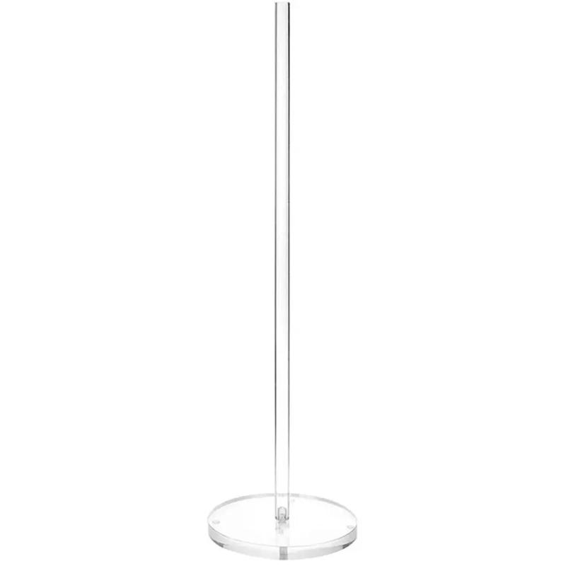 Description Picture 4 of itemStanding Reserve Tissue Roll Holder Acrylic Toilet Paper Storage Rack Modern Space Saving for Toilet Spare Rolls Storage