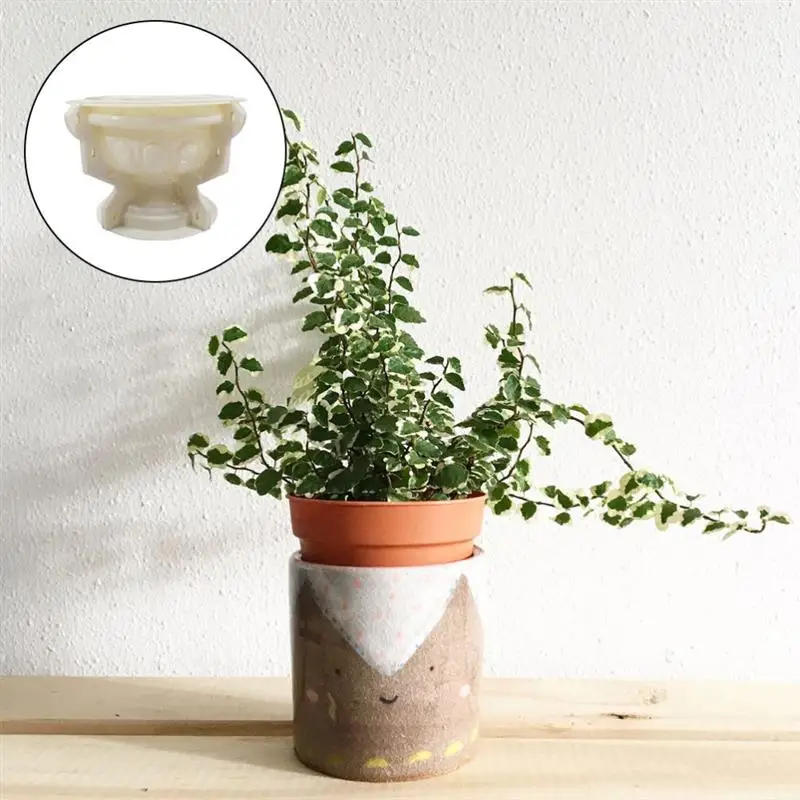 Description Picture 4 of itemEuropean Flower Pot Mold Vintage Decor Molds Plastic Making Ceramics Form Concrete Casting Bonsai DIY Tabletop Planter Mold