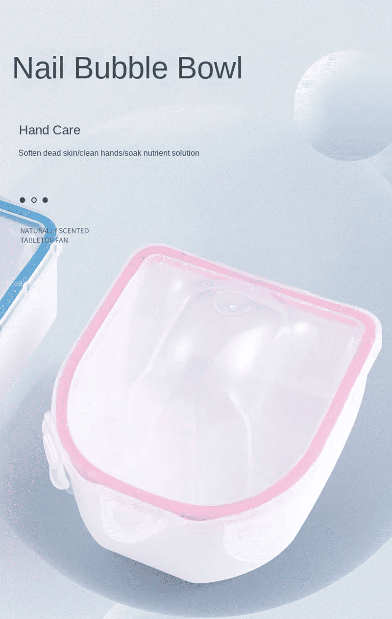 Description Picture 5 of itemNail Polish Remover Soak Bowl Nail Art Treatment Double Layer Nail Soaking Bowls Hand Wash DIY Salon Nail Spa Bath Manicure Tool