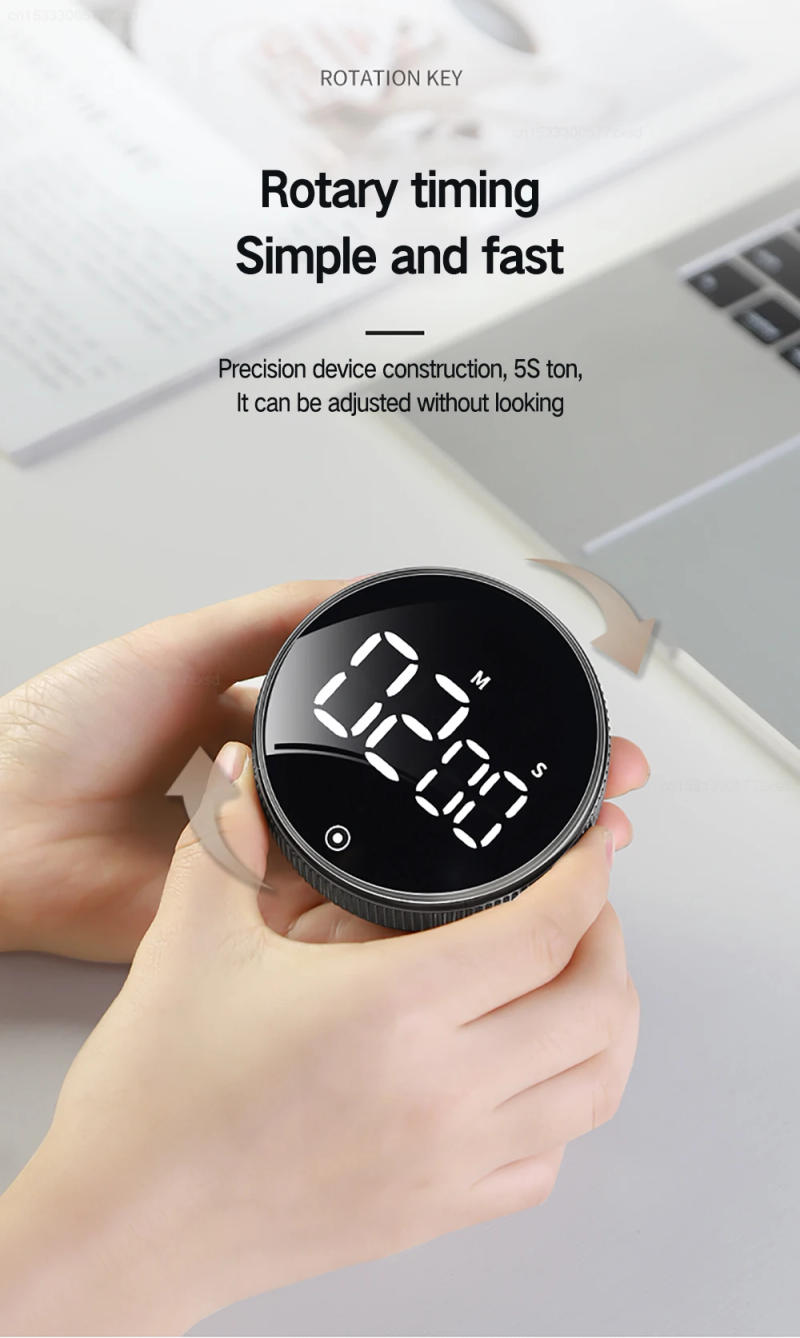 Description Picture 4 of itemXiaomi Kitchen Timer Chronometer Timer Cooking Stopwatch Electronic Digital Timer Study Remind Alarm Clocks LED Kitchen Timers