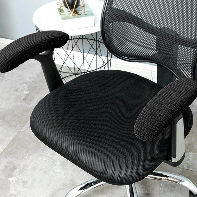 Description Picture 6 of item1pair Removable Office Chair Armrest Slipcovers Covers Protector Gaming Chair Rotating Chair Arm Rest Covers Guest Towel Set