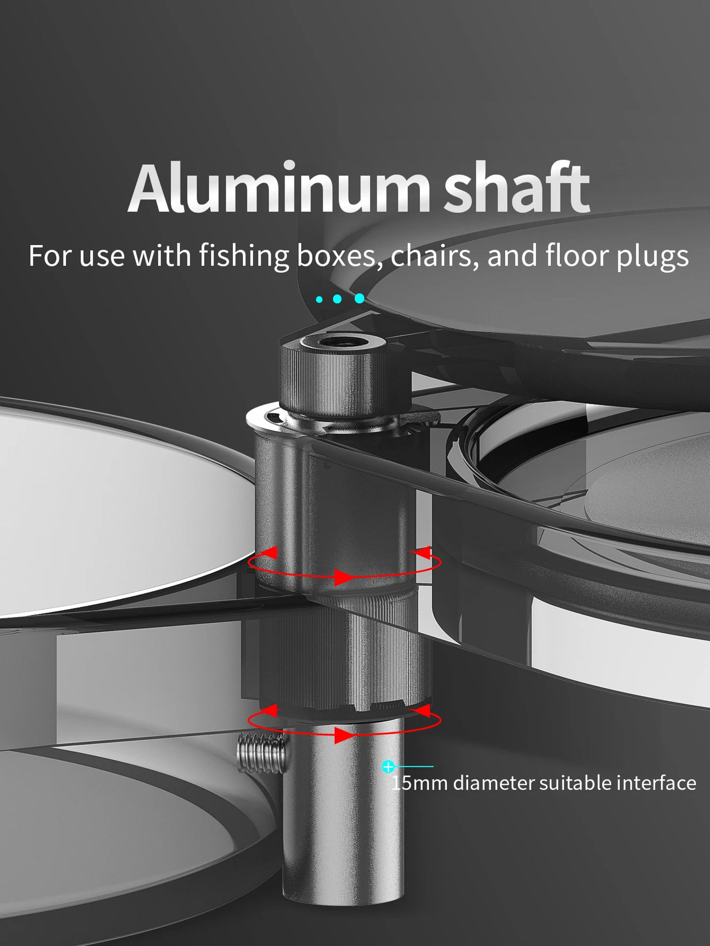 Description Picture 2 of itemFish Bowl Bait Plate 3in1 Bait Tray Basin Fish Food Box Bowl Strong Full Magnetic Lure Storage Box Fishing Accessories