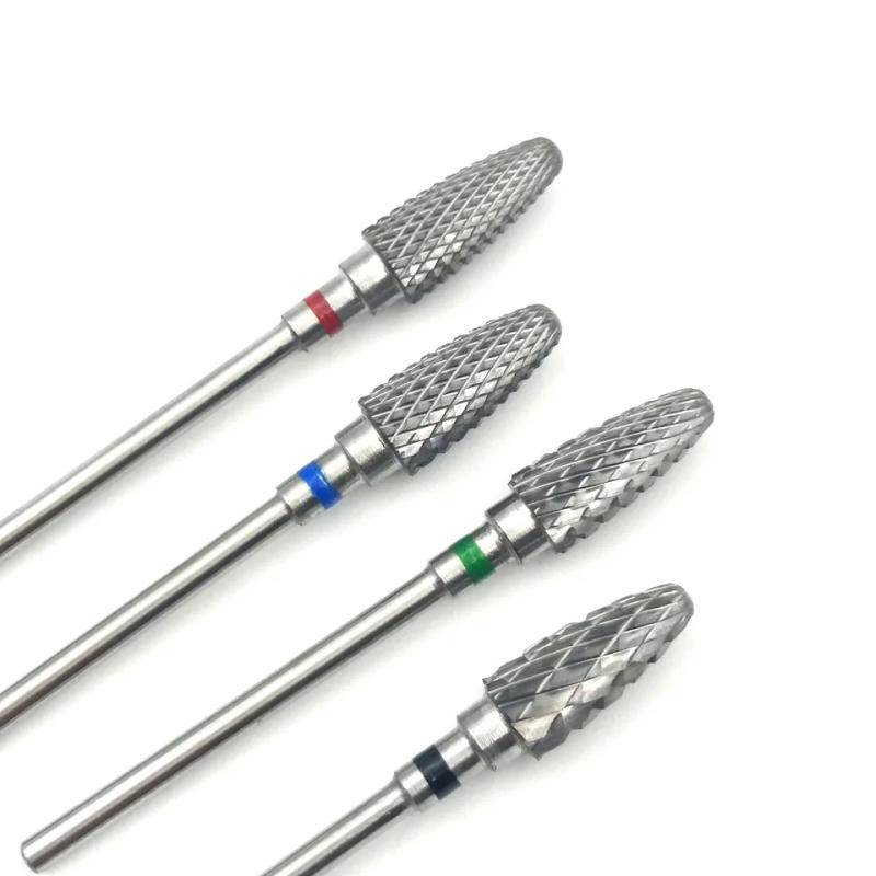 Description Picture 6 of itemHYTOOS 5 Size Tungsten Carbide Nail Drill Bit Rotary Manicure Cutters Bits For Manicure Drill Accessories Gel Removal