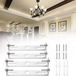 Ceiling Light Plate Pendant Lighting Fixture Mounting Bracket With Screws Nuts For Chandelier Carbon Steel Light Fixture Bracket